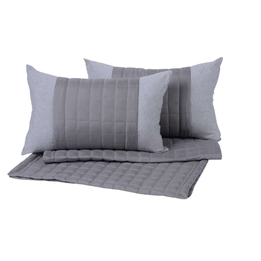 Manta de Cama 5 Peças King 100% Poliéster