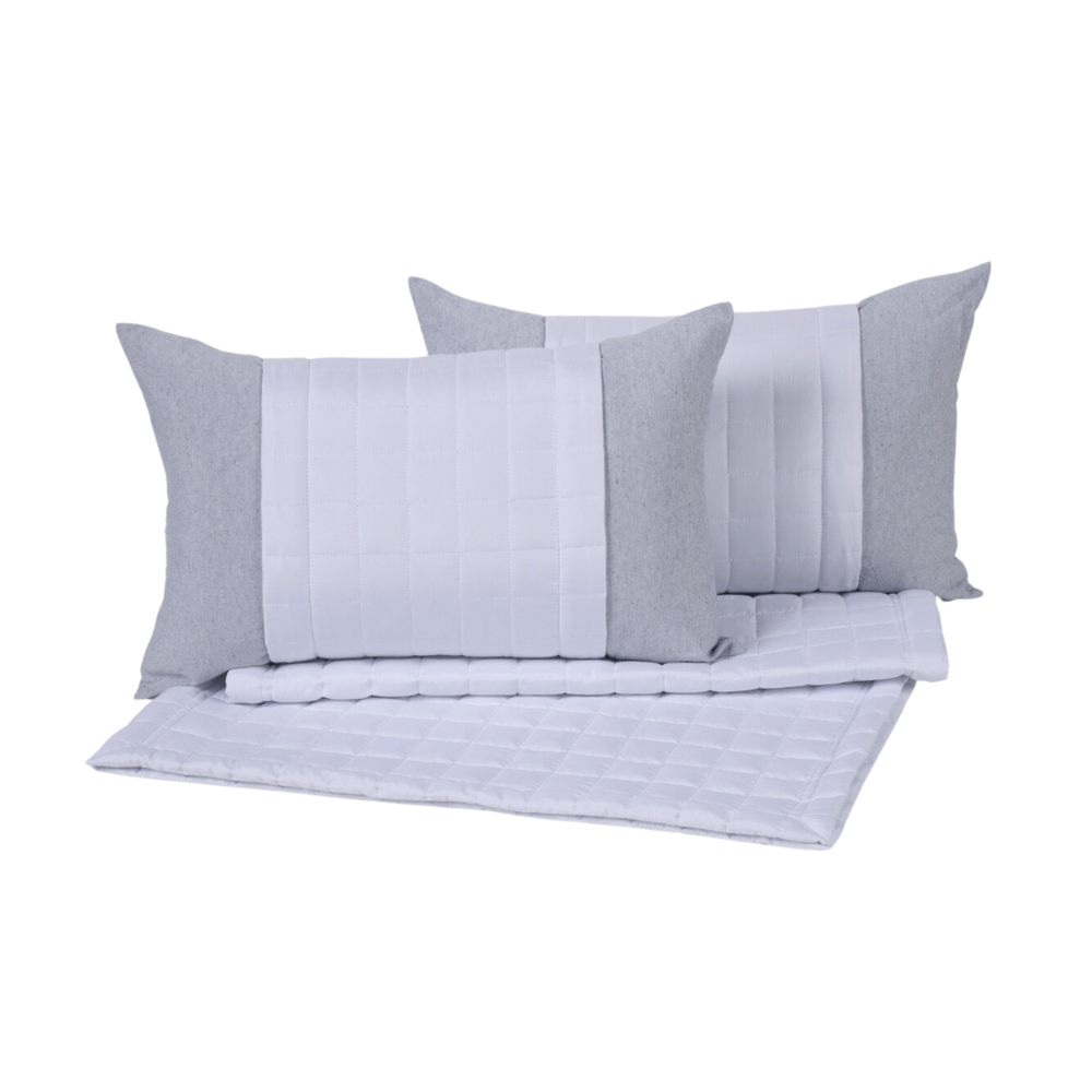 Manta de Cama 5 Peças King 100% Poliéster
