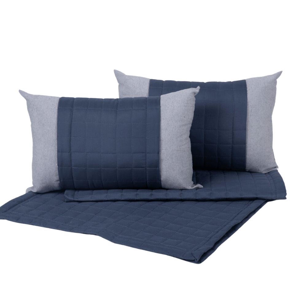 Manta de Cama 5 Peças King 100% Poliéster